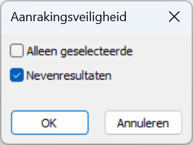 aanrakingsveiligheidinstellingen